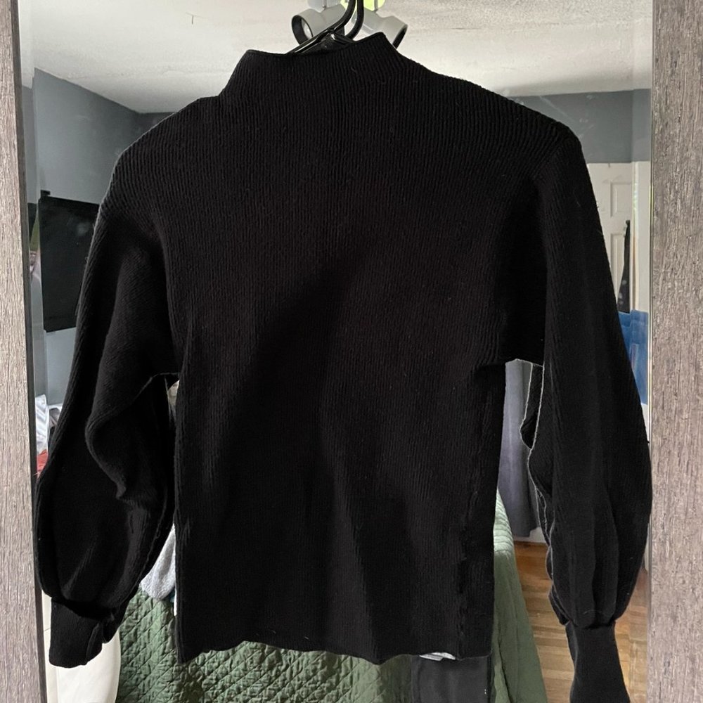 High Neck Stretch Sweater